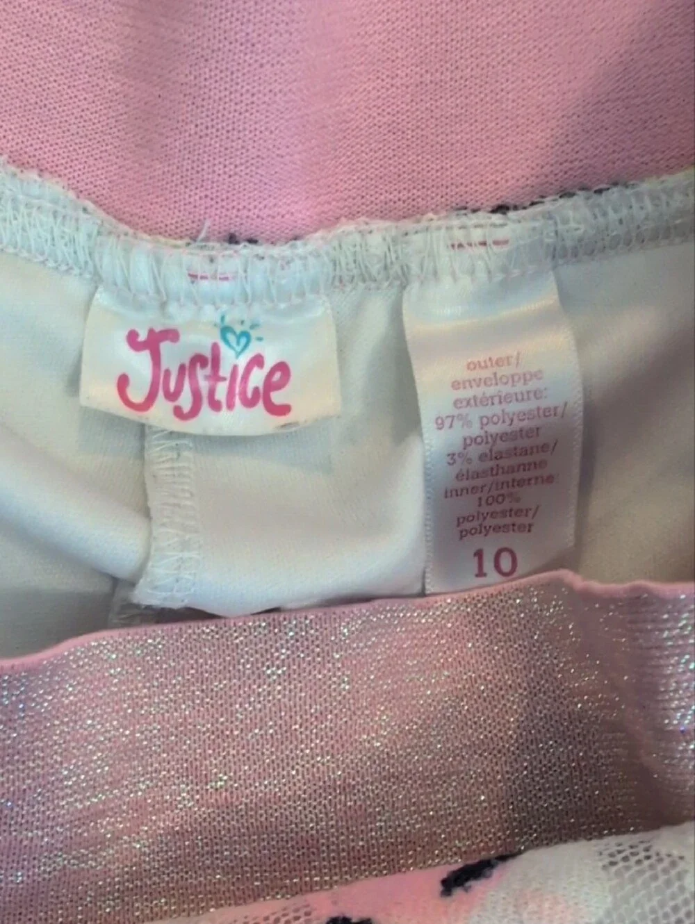 Justice Girls Floral Skirt Bundle Size 10 2 Piece Elastic Waist Lot